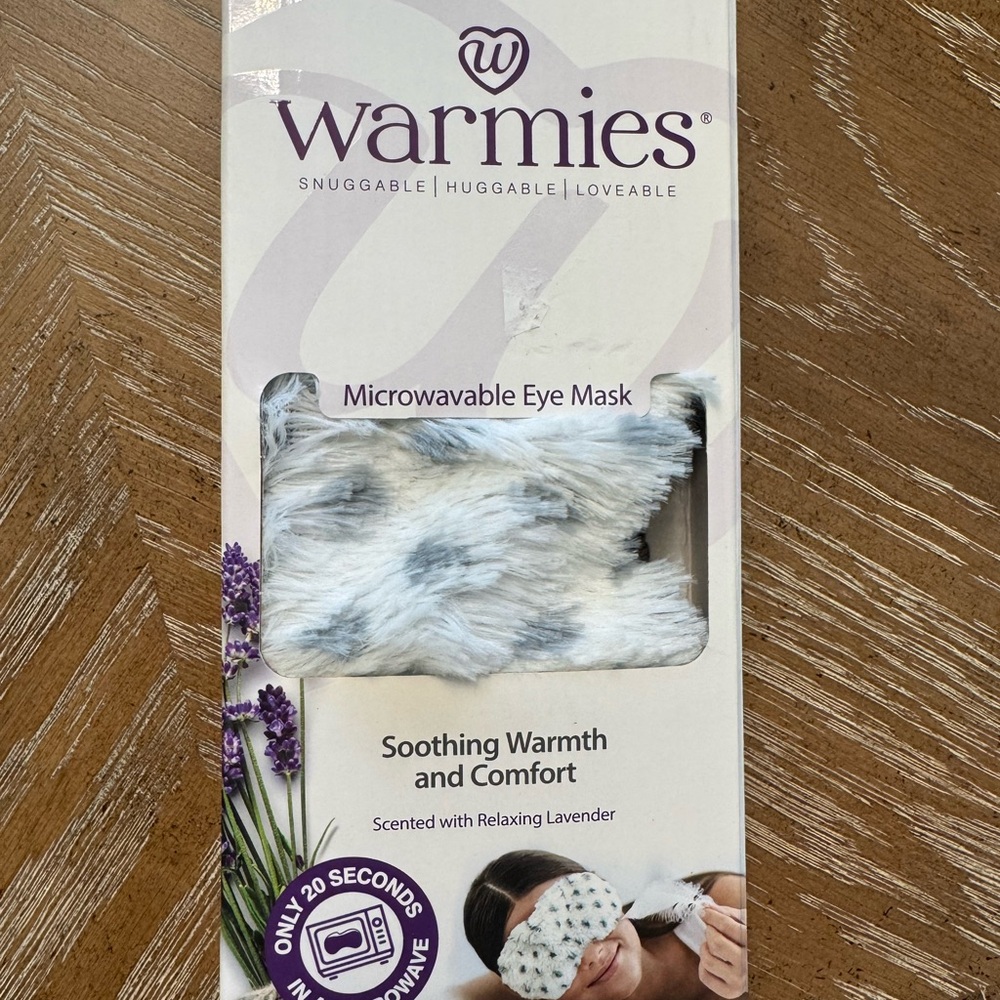 Microwavable Eye Mask - White